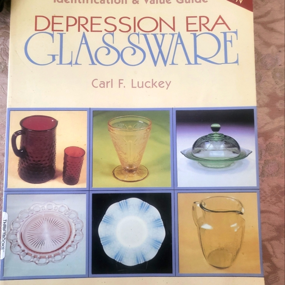 Depression Era Glassware ID & Value Guide 4th Edition by Carl Luckey